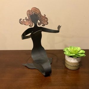 SPECTACULAR Artisan Crafted Metal Mermaid Jewelry Holder 🧜🏻‍♀️